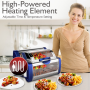 Pyle - pkrtvg65bl , Kitchen & Cooking , Ovens & Cookers , Digital Countertop Rotisserie & Grill Oven - Rotating Kitchen Cooker