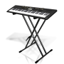 Pyle - PKS40 , Musical Instruments , Mounts - Stands - Holders , Sound and Recording , Mounts - Stands - Holders , Electronic Keyboard Stand - Digital Piano Keyboard Mount Holder, Height Adjustable