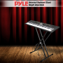 Pyle - PKS40 , Musical Instruments , Mounts - Stands - Holders , Sound and Recording , Mounts - Stands - Holders , Electronic Keyboard Stand - Digital Piano Keyboard Mount Holder, Height Adjustable