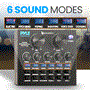Pyle - PKSCRD208 , Sound and Recording , Mixers - DJ Controllers , Compact Karaoke Live Sound Card - Voice Changer Device for PS4/Xbox/Smart Phone/iPad/Computer, with Multiple Sound Effect