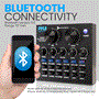 Pyle - PKSCRD208 , Sound and Recording , Mixers - DJ Controllers , Compact Karaoke Live Sound Card - Voice Changer Device for PS4/Xbox/Smart Phone/iPad/Computer, with Multiple Sound Effect
