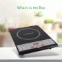Pyle - pkstind26 , Kitchen & Cooking , Cooktops & Griddles , Induction Cooktop - Digital Countertop Induction Burner with Adjustable Temp Control