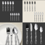 Pyle - PKSTSF10 , Kitchen & Cooking , Kitchen Tools & Utensils , 20-Piece Flatware Set - Kitchen Utensils