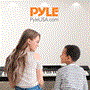 Pyle - PKSTZ88 , Musical Instruments , Heavy-Duty Keyboard Stand with Wheels - Digital/Electronic Piano Height Adjustable Stand with Locking Wheels