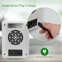 Pyle - pktcec4bl , Kitchen & Cooking , Fridges & Coolers , Electric Cooler & Warmer - Mini Fridge with Thermo Heating & Cooling Ability