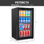 Pyle - AZPKTEBC70 , Kitchen & Cooking , Fridges & Coolers , Compact Beverage Fridge Cooler – Wine Bottle & Can Beverage Chilling Refrigerator