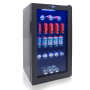 Pyle - AZPKTEBC85 , Kitchen & Cooking , Fridges & Coolers , Compact Beverage Fridge Cooler - Can Beverage Chiller Refrigerator (132 Can Capacity)