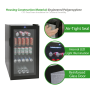 Pyle - PKTEBC85.5 , Kitchen & Cooking , Fridges & Coolers , Compact Beverage Fridge Cooler - Can Beverage Chiller Refrigerator (132 Can Capacity)