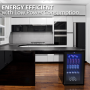 Pyle - PKTEBC85.5 , Kitchen & Cooking , Fridges & Coolers , Compact Beverage Fridge Cooler - Can Beverage Chiller Refrigerator (132 Can Capacity)