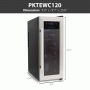 Pyle - PKTEWC12 , Kitchen & Cooking , Fridges & Coolers , Electric Wine Cooler - Wine Chilling Refrigerator Cellar (12-Bottle)