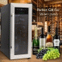 Pyle - PKTEWC12 , Kitchen & Cooking , Fridges & Coolers , Electric Wine Cooler - Wine Chilling Refrigerator Cellar (12-Bottle)