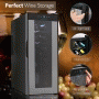 Pyle - AZPKTEWC120 , Kitchen & Cooking , Fridges & Coolers , Electric Wine Cooler - Wine Chilling Refrigerator Cellar (12-Bottle)
