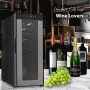Pyle - PKTEWC120 , Kitchen & Cooking , Fridges & Coolers , Electric Wine Cooler - Wine Chilling Refrigerator Cellar (12-Bottle)