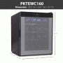 Pyle - PKTEWC160 , Kitchen & Cooking , Fridges & Coolers , Electric Wine Cooler - Wine Chilling Refrigerator Cellar with Digital Touchscreen Control (16-Bottle)