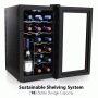 Pyle - PKTEWC180 , Kitchen & Cooking , Fridges & Coolers , Electric Wine Cooler - Wine Chilling Refrigerator Cellar (18-Bottle)