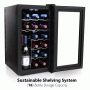 Pyle - pktewc180 , Kitchen & Cooking , Fridges & Coolers , Electric Wine Cooler - Wine Chilling Refrigerator Cellar (18-Bottle)
