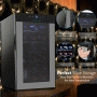 Pyle - pktewc180 , Kitchen & Cooking , Fridges & Coolers , Electric Wine Cooler - Wine Chilling Refrigerator Cellar (18-Bottle)