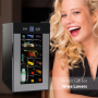 Pyle - pktewcds1802 , Kitchen & Cooking , Fridges & Coolers , NutriChef 18 Bottle Dual Zone Thermoelectric Wine Cooler - Red and White Wine Chiller -  Countertop Wine Cellar - Freestanding Refrigerator with LCD Display Digital Touch Controls