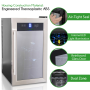 Pyle - pktewcds1805 ,  , Wine Refrigerator Chiller - Digital Wine Cellar Fridge, Stainless Steel (18-Bottle)
