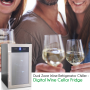 Pyle - pktewcds1805 ,  , Wine Refrigerator Chiller - Digital Wine Cellar Fridge, Stainless Steel (18-Bottle)