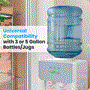 Pyle - PKTWC36SL , Kitchen & Cooking , Water & Tea Kettles , Top Loading Water Cooler Dispenser - Hot & Cold Water Cooler Dispenser System, Thermoelectric Cooling