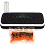 Pyle - PKVS18BK.5 , Kitchen & Cooking , Vacuum Sealers , Automatic Food Vacuum Sealer - Electric Air Sealing Preserver System (Black)