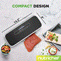 Pyle - PKVS18BK.5 , Kitchen & Cooking , Vacuum Sealers , Automatic Food Vacuum Sealer - Electric Air Sealing Preserver System (Black)