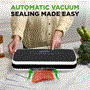 Pyle - PKVS18BK.5 , Kitchen & Cooking , Vacuum Sealers , Automatic Food Vacuum Sealer - Electric Air Sealing Preserver System (Black)
