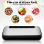 Pyle - UPKVS20STS , Kitchen & Cooking , Vacuum Sealers , Automatic Vacuum Sealer System - Electric Air Sealing Food Preserver with Stainless Steel Housing