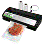 Pyle - PKVS25BK.5 , Kitchen & Cooking , Vacuum Sealers , Automatic Food Vacuum Sealer - Electric Air Sealing Preserver System with Reusable Vacuum Food Bags