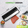 Pyle - PKVS25BK.5 , Kitchen & Cooking , Vacuum Sealers , Automatic Food Vacuum Sealer - Electric Air Sealing Preserver System with Reusable Vacuum Food Bags