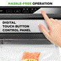 Pyle - PKVS25BK.5 , Kitchen & Cooking , Vacuum Sealers , Automatic Food Vacuum Sealer - Electric Air Sealing Preserver System with Reusable Vacuum Food Bags