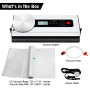 Pyle - pkvs36sts , Kitchen & Cooking , Vacuum Sealers , Automatic Food Vacuum Sealer - Electric Air Sealing Preserver with Digital Scale