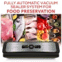 Pyle - PKVS45STS , Kitchen & Cooking , Vacuum Sealers , Automatic Food Vacuum Sealer - Electric Air Sealing Preserver, One Touch Automatic Open and Close