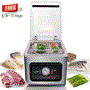 Pyle - PKVS70STS.8 , Kitchen & Cooking , Vacuum Sealers , Chamber Food Vacuum Sealer System - Commercial Electric Air Seal Preserver with Air Vac Bags (Stainless Steel)