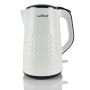 Pyle - AZPKWK10WT , Kitchen & Cooking , Water & Tea Kettles , Electric Kitchen Kettle, Cordless Water Boiling Hot Pot (White)