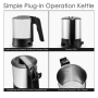 Pyle - pkwk38 , Kitchen & Cooking , Water & Tea Kettles , Electric Water Kettle - Water Boiler, Stainless Steel