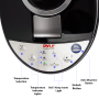 Pyle - PKWK53.5 , Kitchen & Cooking , Water & Tea Kettles , Electric Water Boiler & Warmer - Digital Hot Pot Water Kettle with Adjustable Temp Control, 3.69 Quart