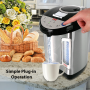 Pyle - PKWK53.5 , Kitchen & Cooking , Water & Tea Kettles , Electric Water Boiler & Warmer - Digital Hot Pot Water Kettle with Adjustable Temp Control, 3.69 Quart