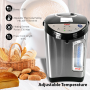 Pyle - PKWK53.5 , Kitchen & Cooking , Water & Tea Kettles , Electric Water Boiler & Warmer - Digital Hot Pot Water Kettle with Adjustable Temp Control, 3.69 Quart