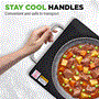 Pyle - PKWTR30 , Kitchen & Cooking , Food Warmers & Serving , Electric Warming Tray / Food Warmer with Non-Stick Heat-Resistant Glass Plate (16.5