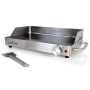 Pyle - pkwtrgr35 , Kitchen & Cooking , Cooktops & Griddles , Portable Electric Cooktop Grill, Ceramic Glass Griddle-Style Cooking, Non-Stick Heat-Resistant, Adjustable Temperature (11.0