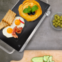 Pyle - pkwtrgr35 , Kitchen & Cooking , Cooktops & Griddles , Portable Electric Cooktop Grill, Ceramic Glass Griddle-Style Cooking, Non-Stick Heat-Resistant, Adjustable Temperature (11.0