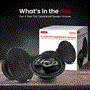 Pyle - PL814BK , On the Road , Vehicle Speakers , Four-Way Sound Speaker System - One Pair 8