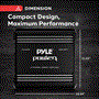 Pyle - PLA2378 , On the Road , Vehicle Amplifiers , 2 Channel 2000 Watts Bridgeable Mosfet Amplifier