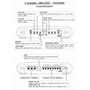 Pyle - PLA4478 , On the Road , Vehicle Amplifiers , 4 Ch 4000 Watts Bridgeable Mosfet Amplifier