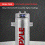 Pyle - PLCAPE32.5 , On the Road , Capacitors , 3.2 Farad Digital Power Capacitor - High-Performance Car Audio Accessory with Blue Digital Display