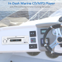 Pyle - PLCD35MR , Marine and Waterproof , Headunits - Stereo Receivers , AM/FM-MPX IN-Dash Marine MP3 Player/USB Function