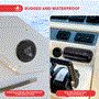 Pyle - PLCDBT75MRB.5 , Marine and Waterproof , Receiver & Speaker Kits , Bluetooth Marine Stereo Radio Receiver & Waterproof Speaker Kit, Hands-Free Talking, CD Player, MP3/USB/SD Readers, AM/FM Radio, (2) 6.5’’ Speakers