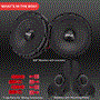 Pyle - PLCIVIC65C , On the Road , Vehicle Speakers , Two-Way Component Speaker Systems - One Pair 6.5